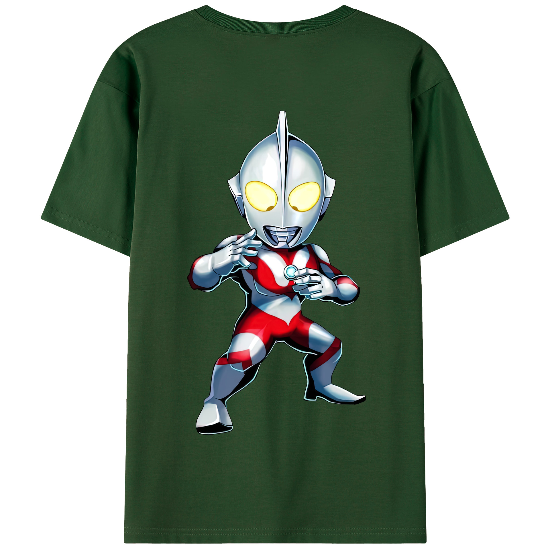 （画像用） ウルトラマン Ultraman 綿100％半袖Tシャツ（背面プリント）